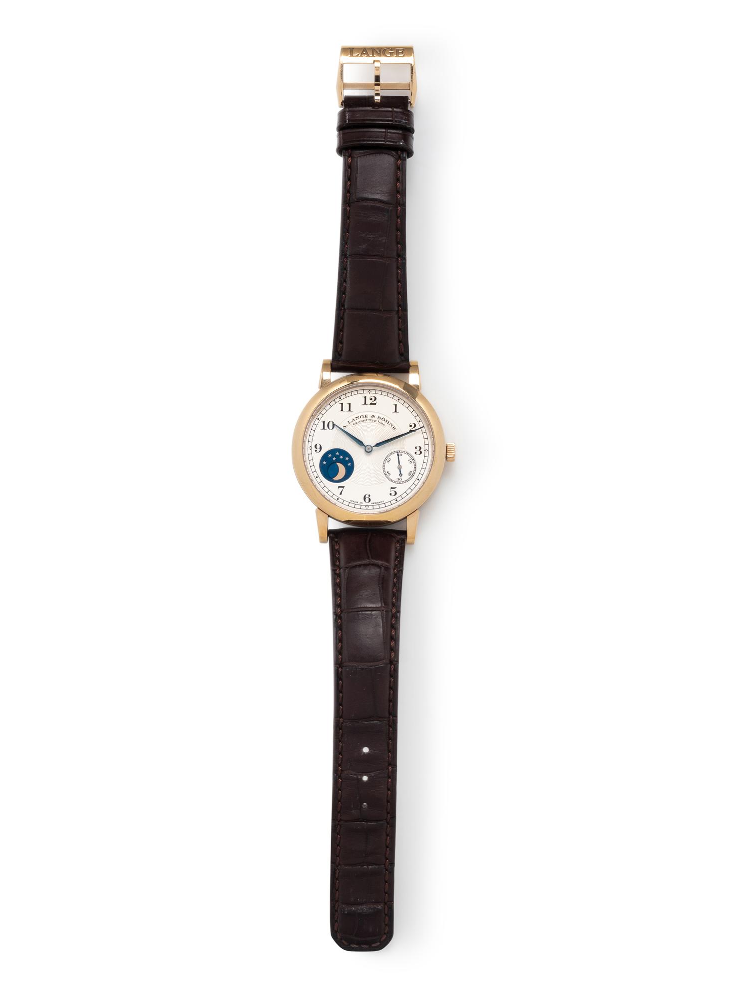 A. LANGE & SÖHNE, REF. 212.050 18K YELLOW GOLD '1815 MOONPHASE HOMAGE TO FERDINAND ADOLPH LANGE' WATCH