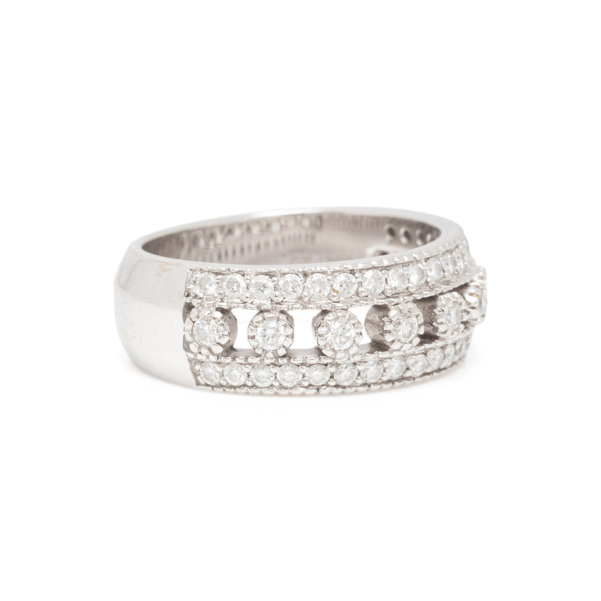 KWIAT, DIAMOND EARRINGS AND RING