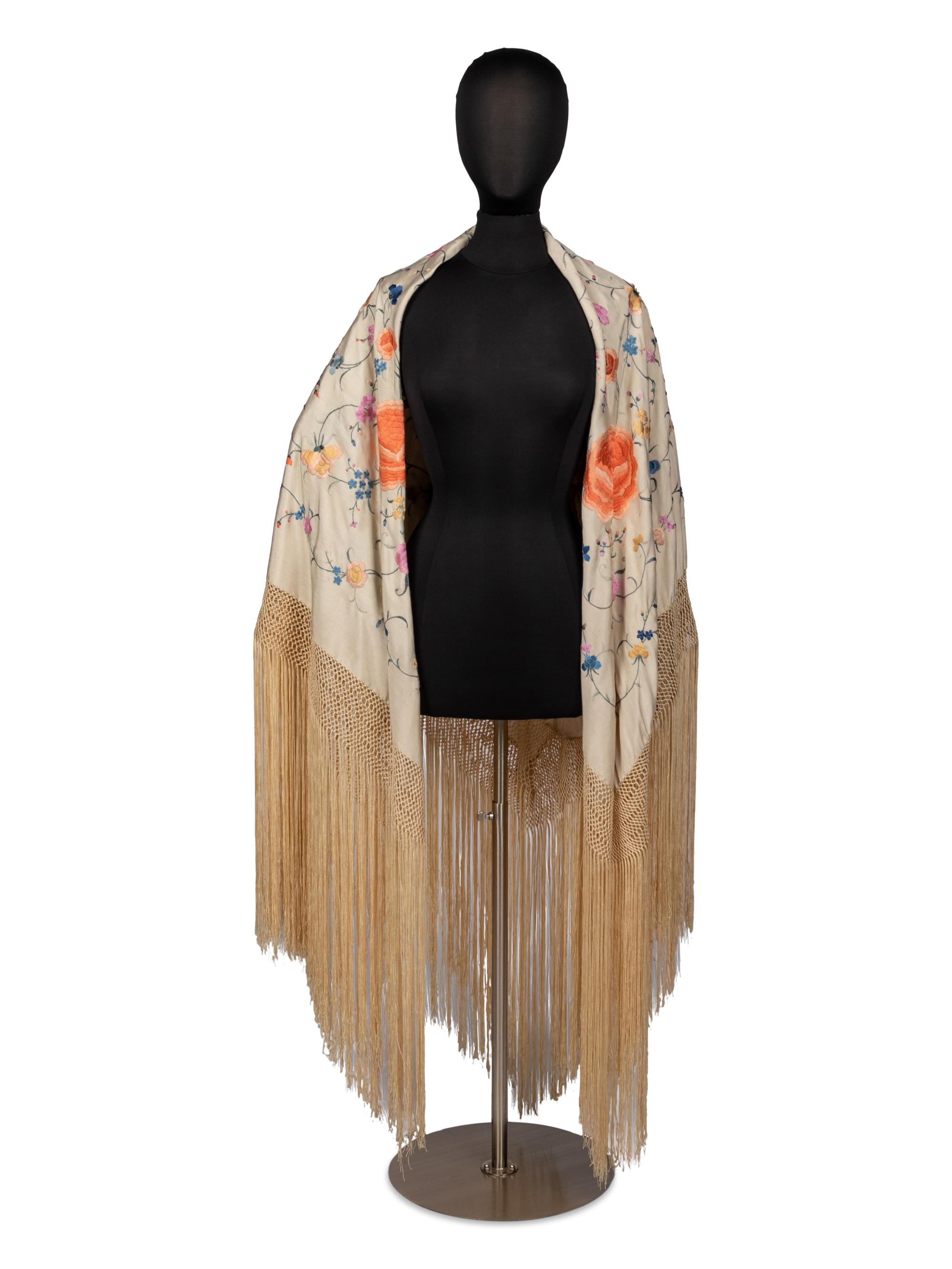 Embroidered Shawl, 1920-30s