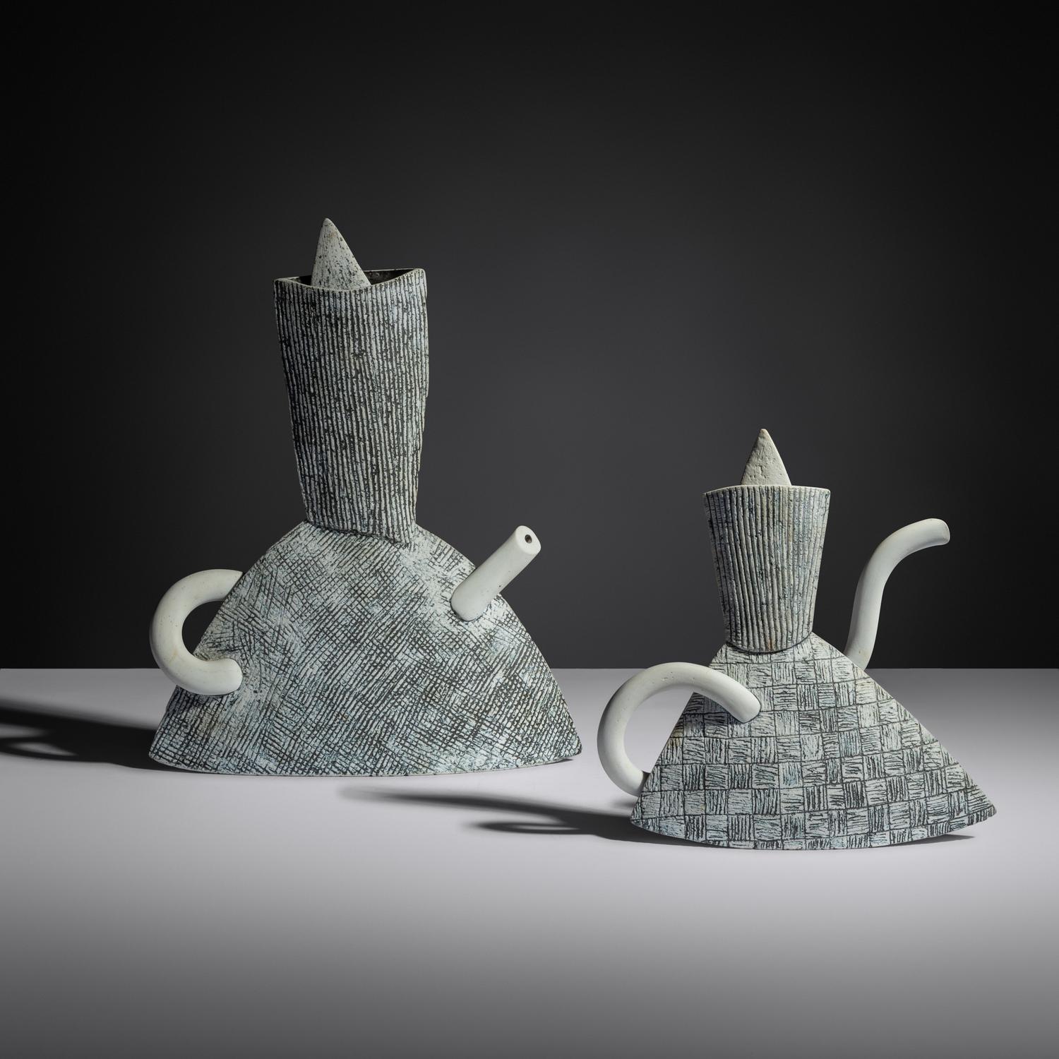 Two teapot forms