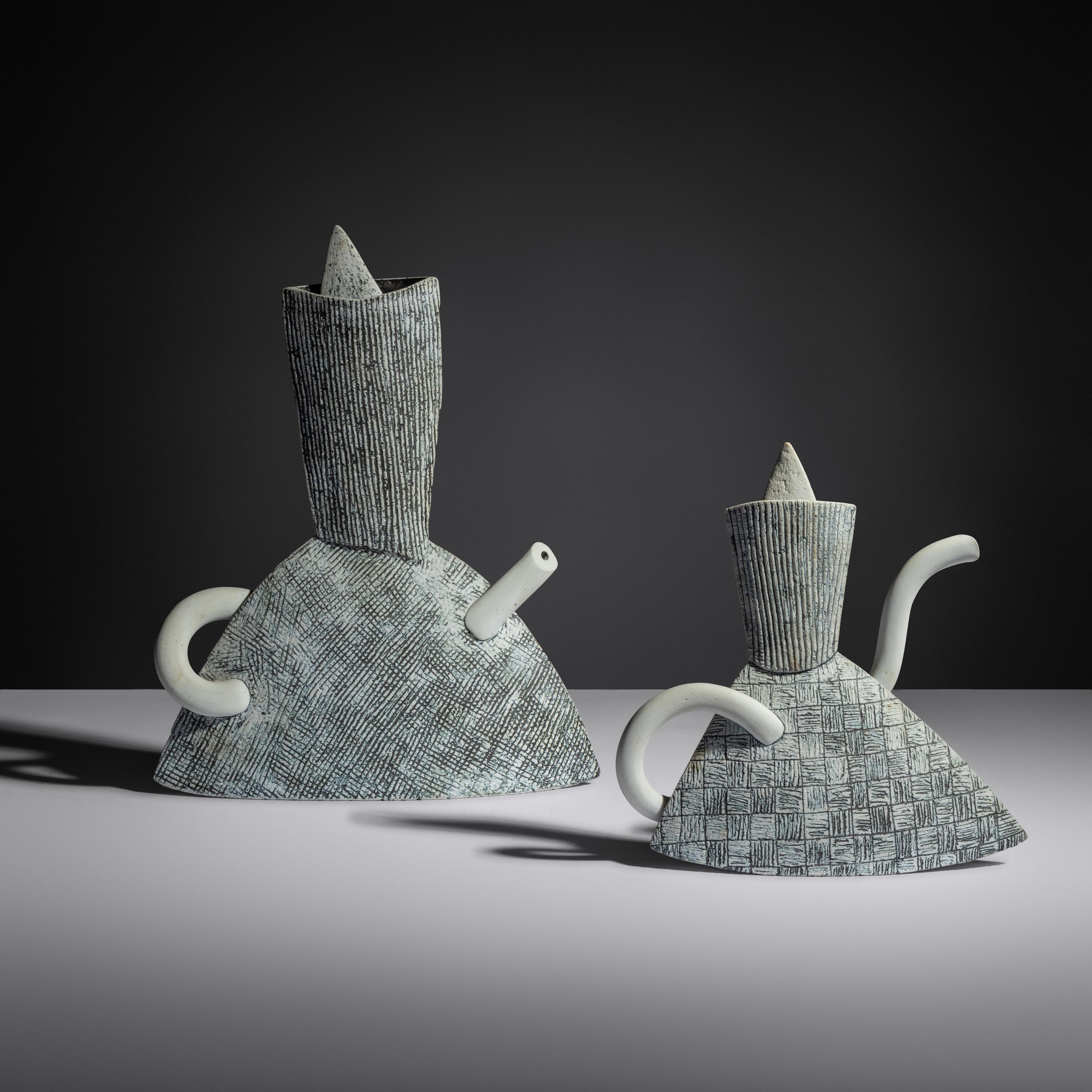 Two teapot forms
