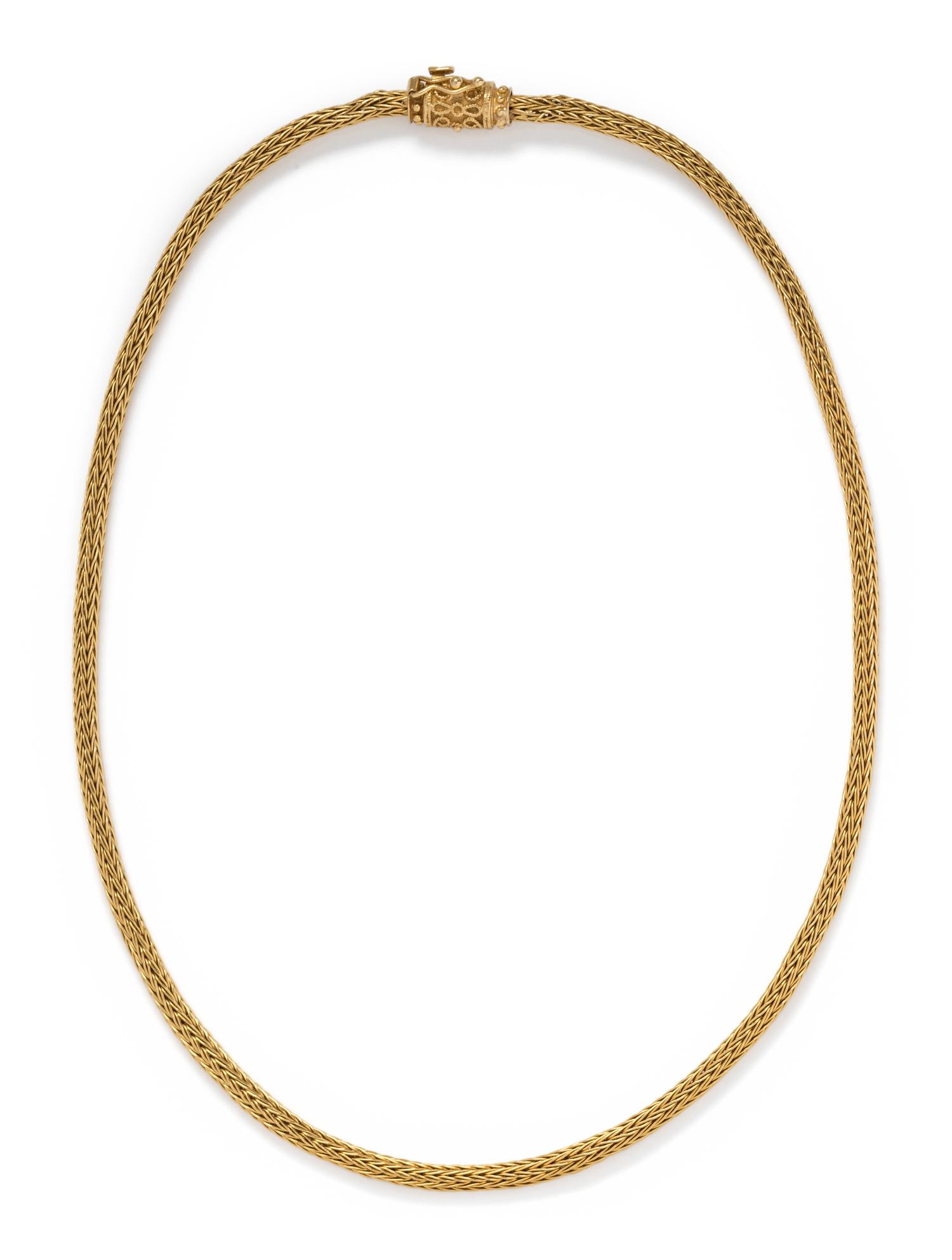 YELLOW GOLD NECKLACE