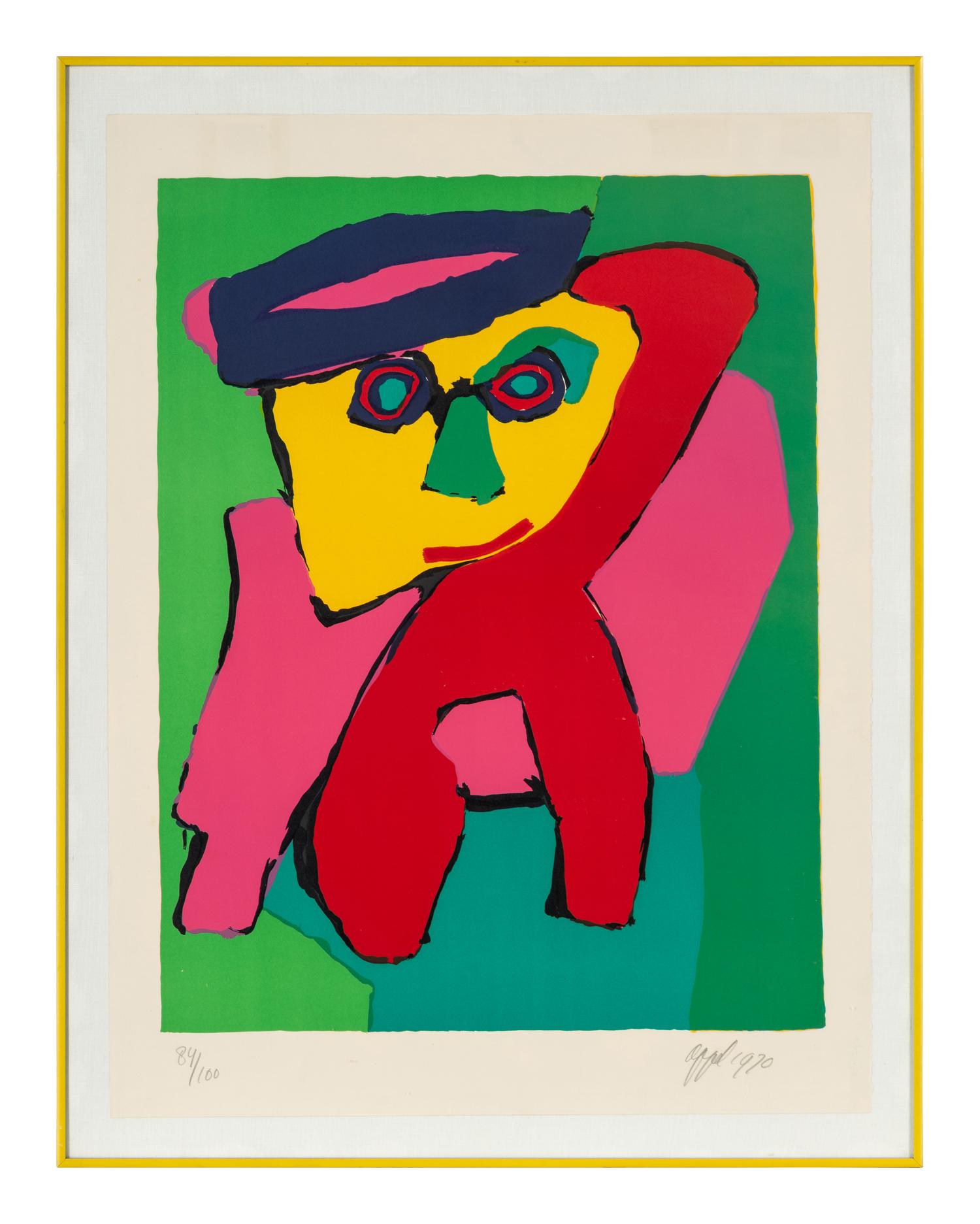 Karel Appel (American, 1921 - 2006) 1970 Lithograph signed…