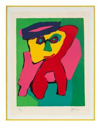 Karel Appel (American, 1921 - 2006) 1970 Lithograph signed…