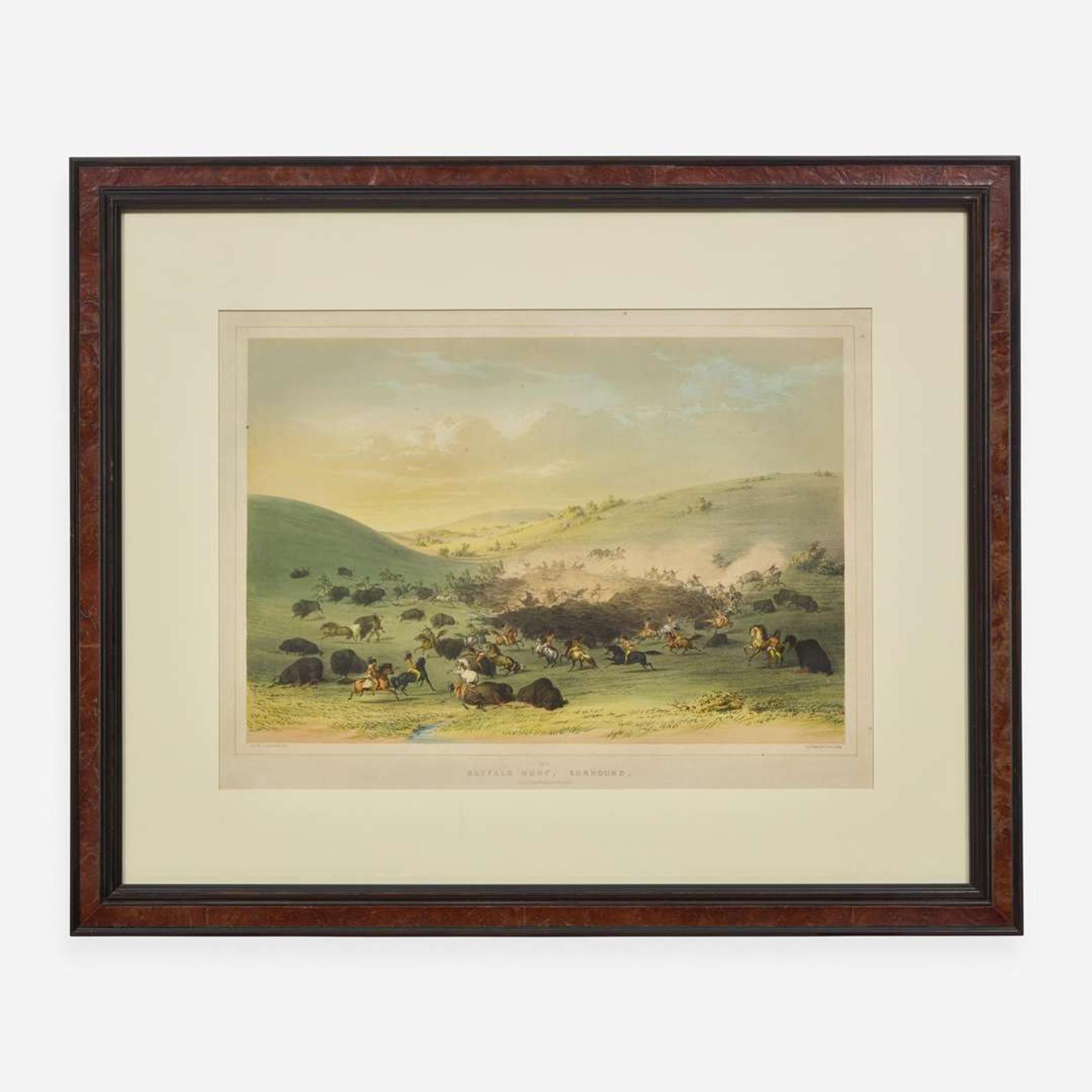 George Catlin (American, 1796-1872) Catlin's North American Indian Portfolio: Hunting Scenes and Amusements of the Rocky Mountains and Prairies of America