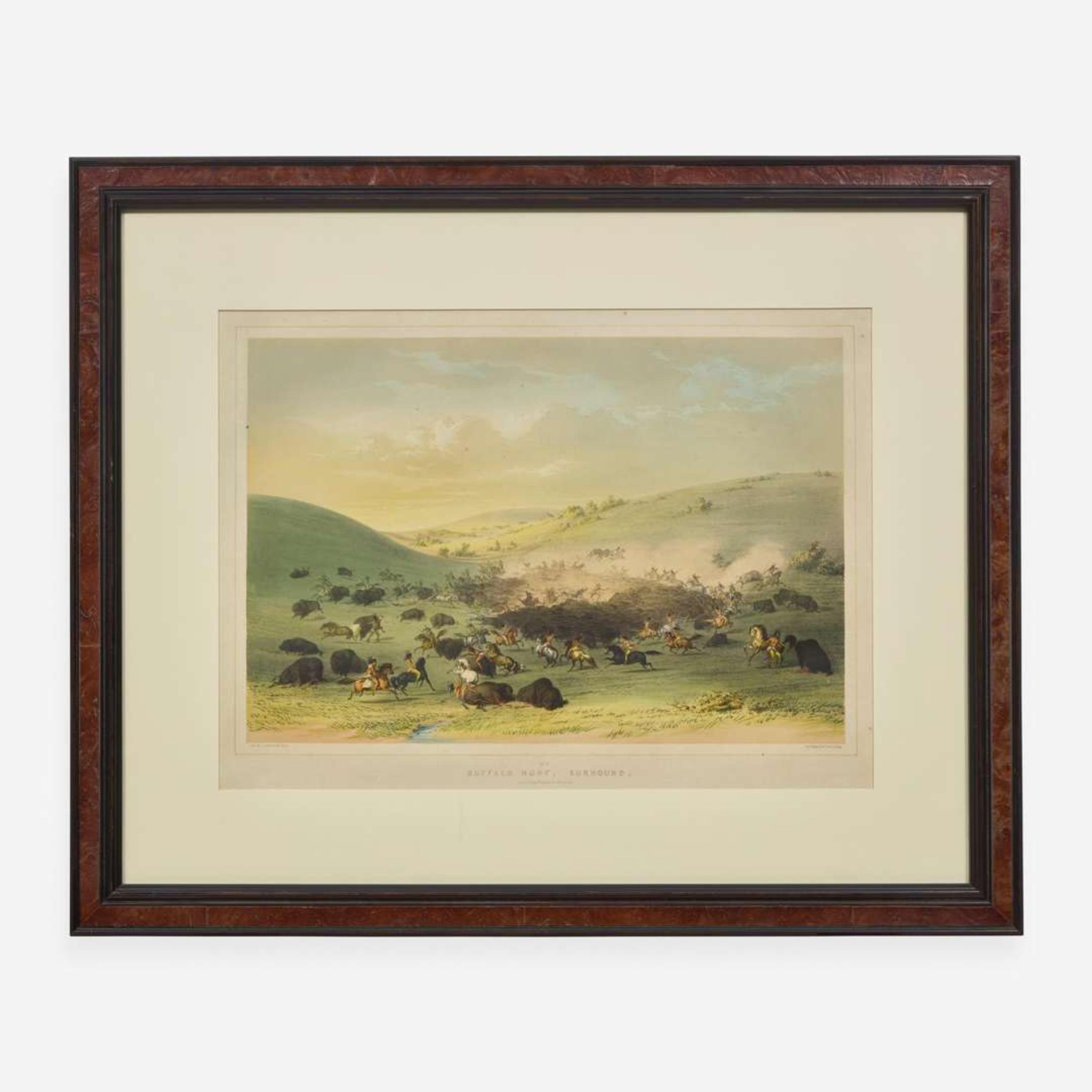 George Catlin (American, 1796-1872) Catlin's North American Indian Portfolio: Hunting Scenes and Amusements of the Rocky Mountains and Prairies of America