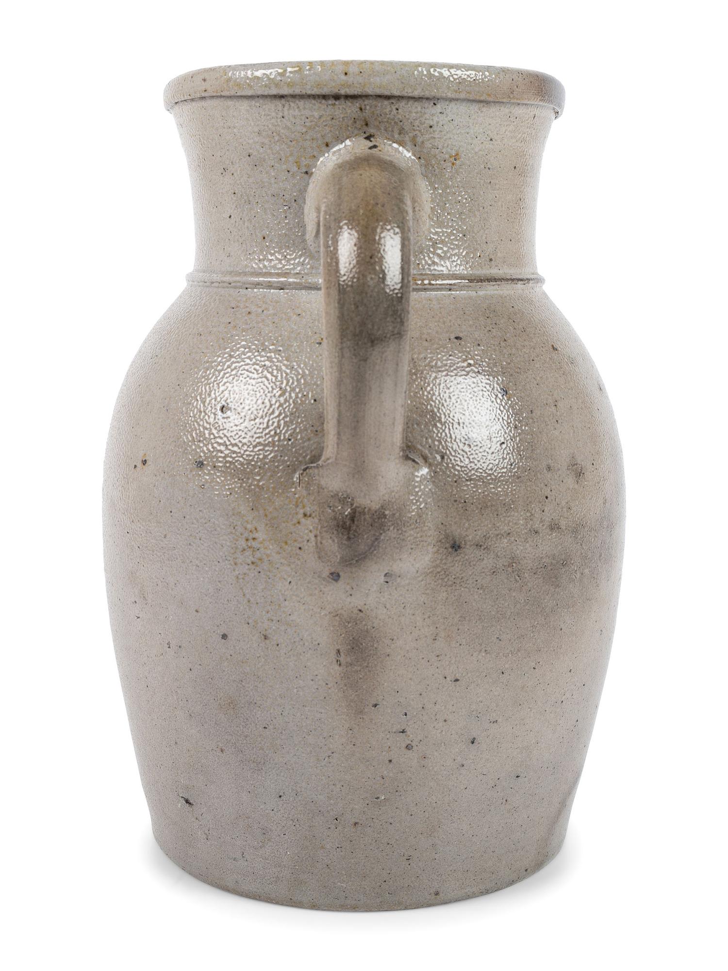 A Cobalt Decorated Stoneware Pitcher