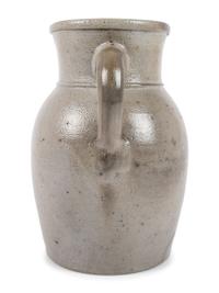 A Cobalt Decorated Stoneware Pitcher