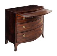 A George III Mahogany Bowfront Chest of Drawers