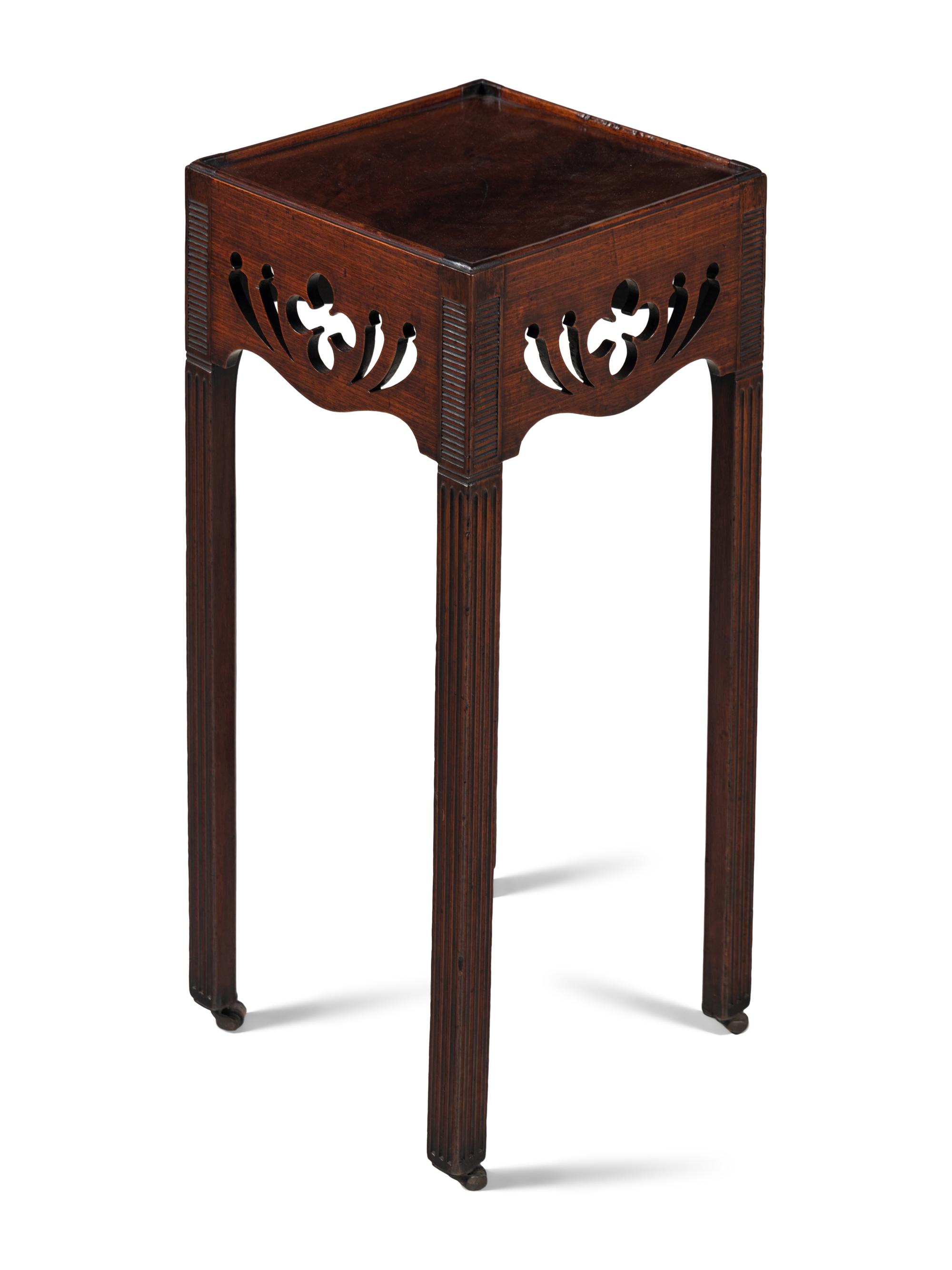 A George III Mahogany Urn Stand