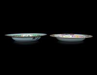 Two Chinese Export Porcelain Plates