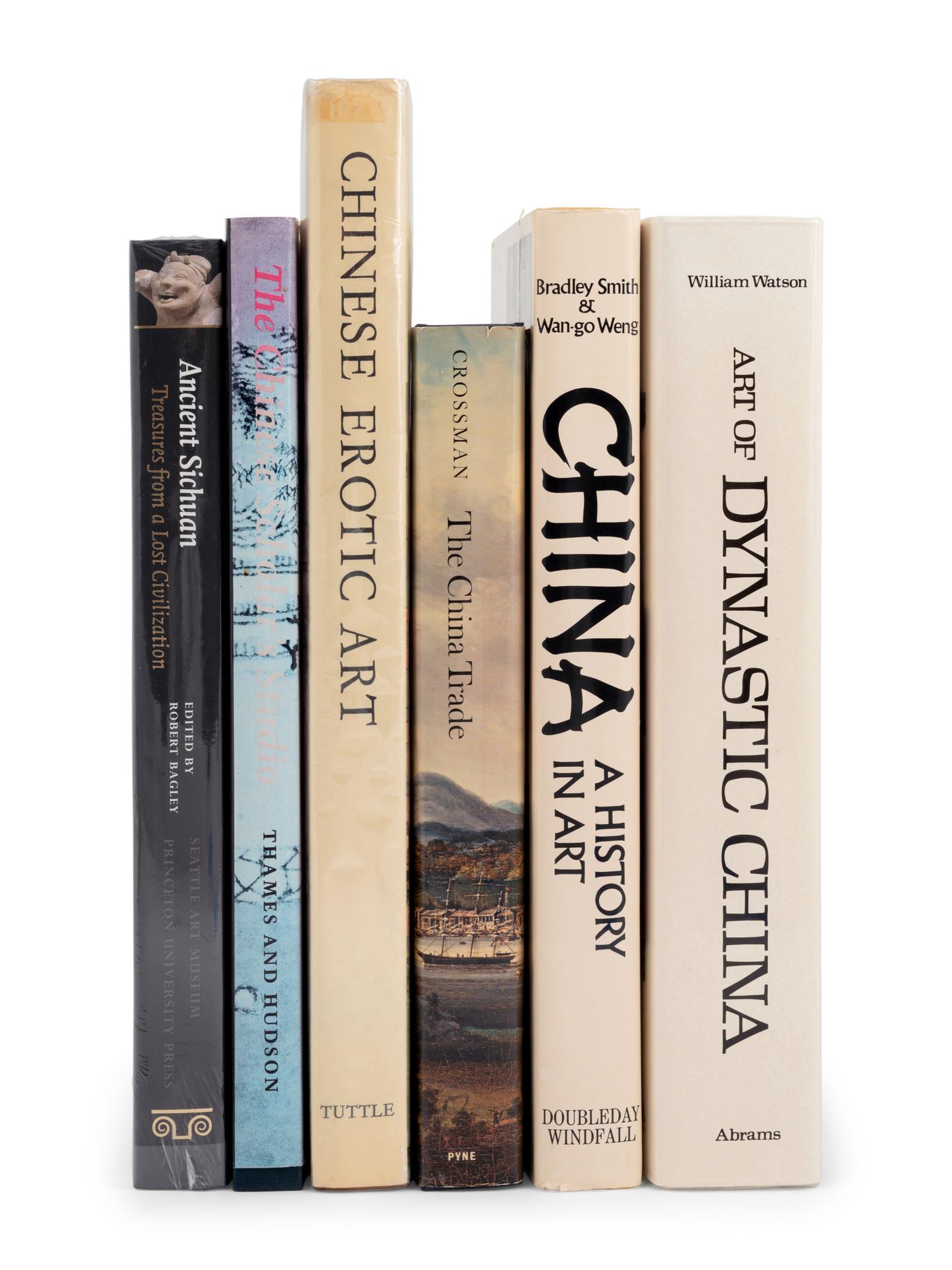 [CHINESE ART—REFERENCE] A large group of reference books and catalogues pertaining to Chinese art, with selected titles comprising: