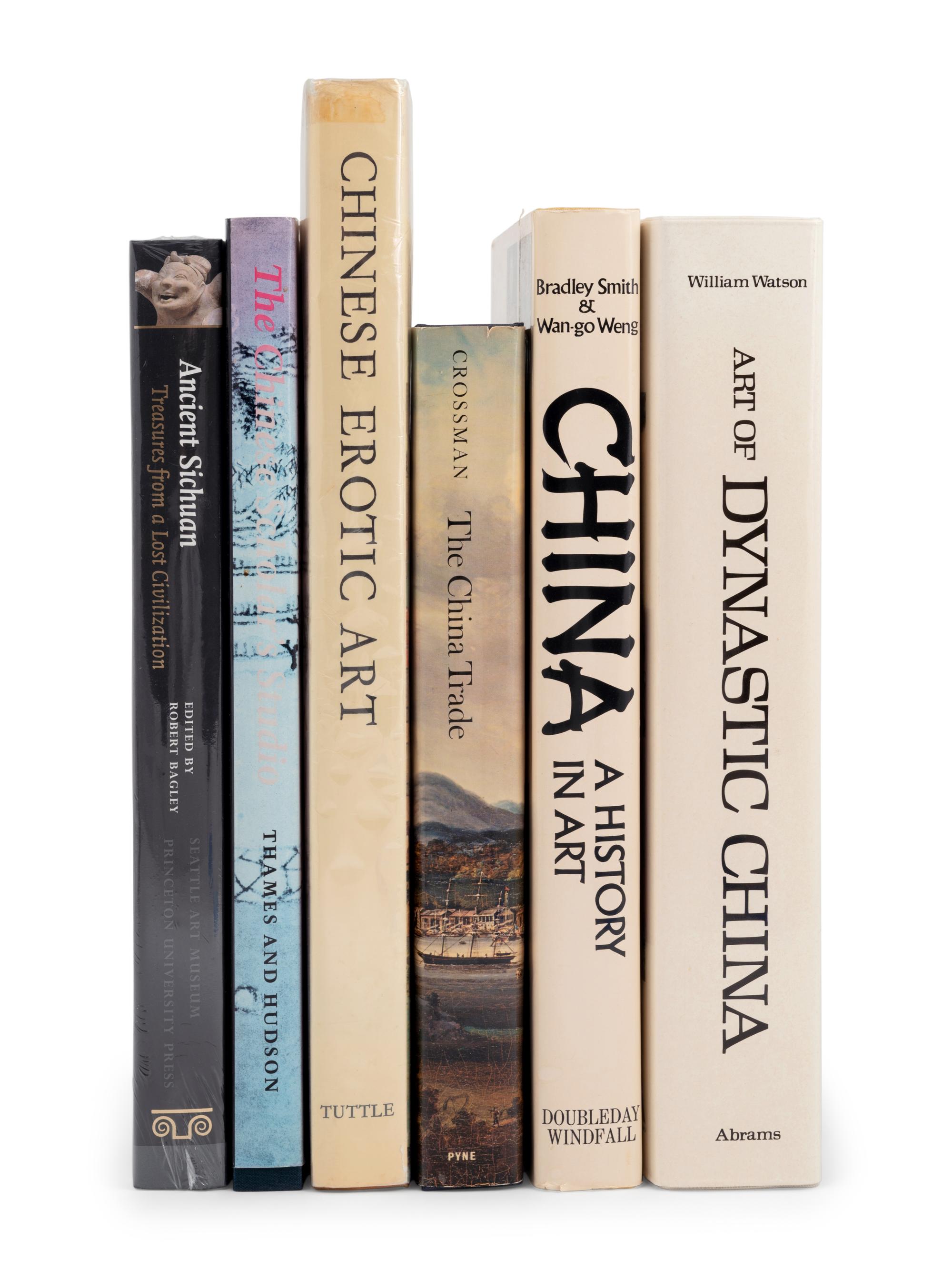 [CHINESE ART—REFERENCE] A large group of reference books and catalogues pertaining to Chinese art, with selected titles comprising: