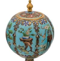Four Chinese Cloisonné Enamel Vases