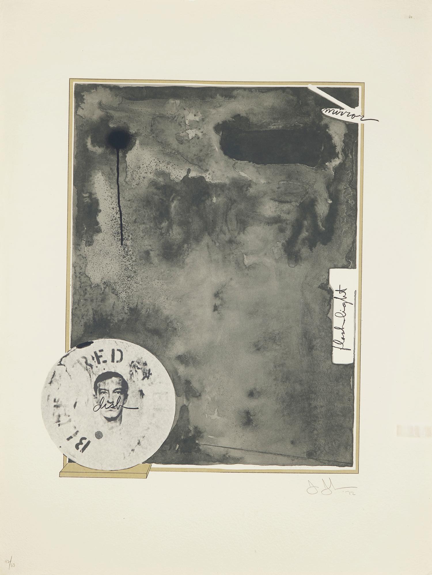 Jasper Johns (American, b. 1930) — Souvenir I , 1972