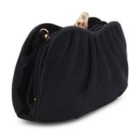 Judith Leiber Gathered Satin Clutch and Butterfly Ear Clips