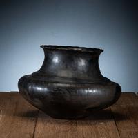 Ohkay Owingeh (San Juan) Blackware Pottery Olla