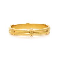 ELIZABETH LOCKE, YELLOW GOLD BANGLE BRACELET