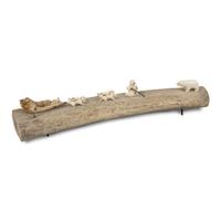 Alaskan Carved Bone Sculpture