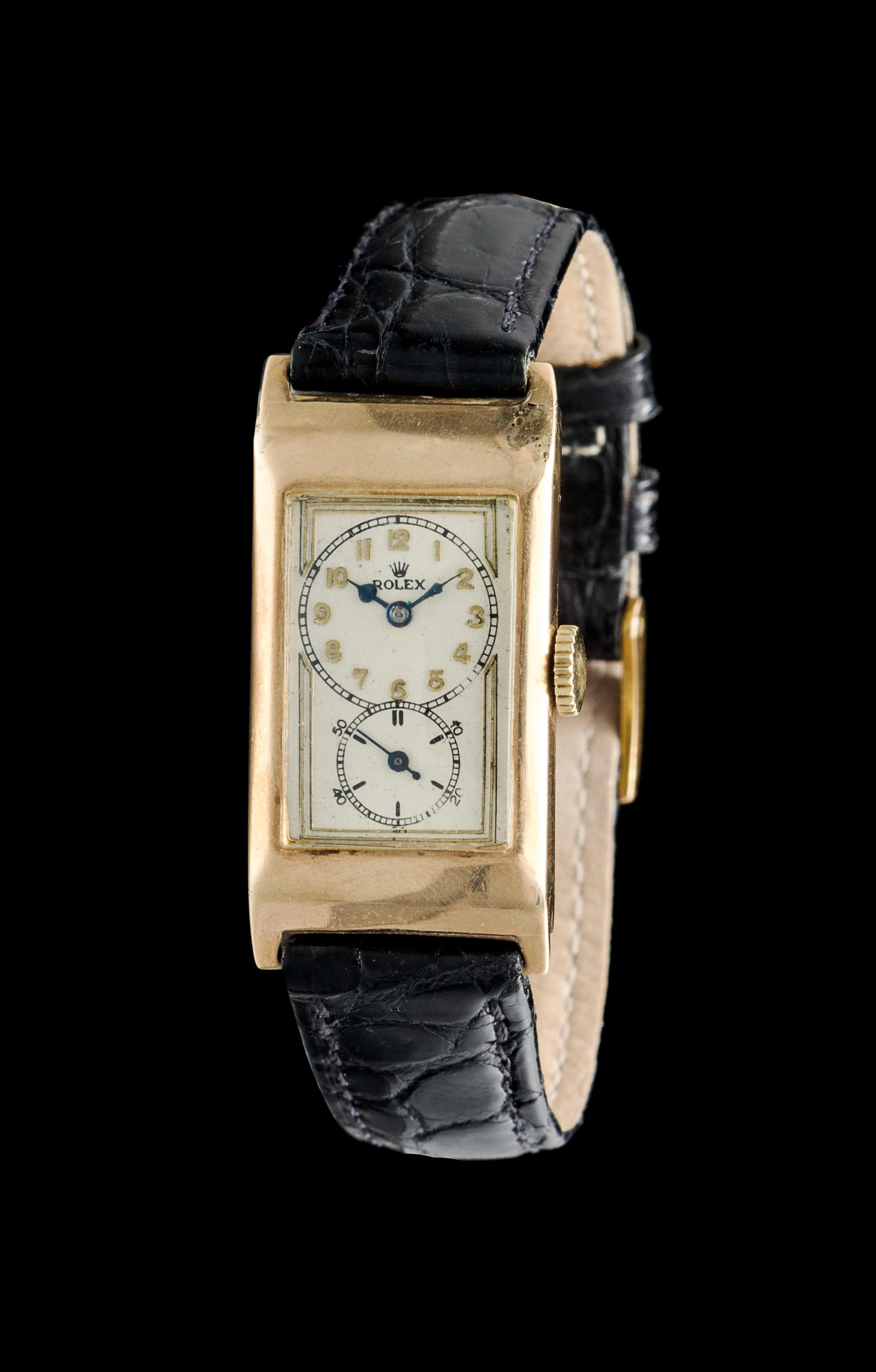 A 9 Karat Rose Gold Ref. 1343A Prince Wristwatch, Rolex,