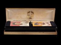 A Group of Two 1973 Smithsonian Baseball Playing Card Factory Sets Featuring Babe Ruth and Lou Gehrig