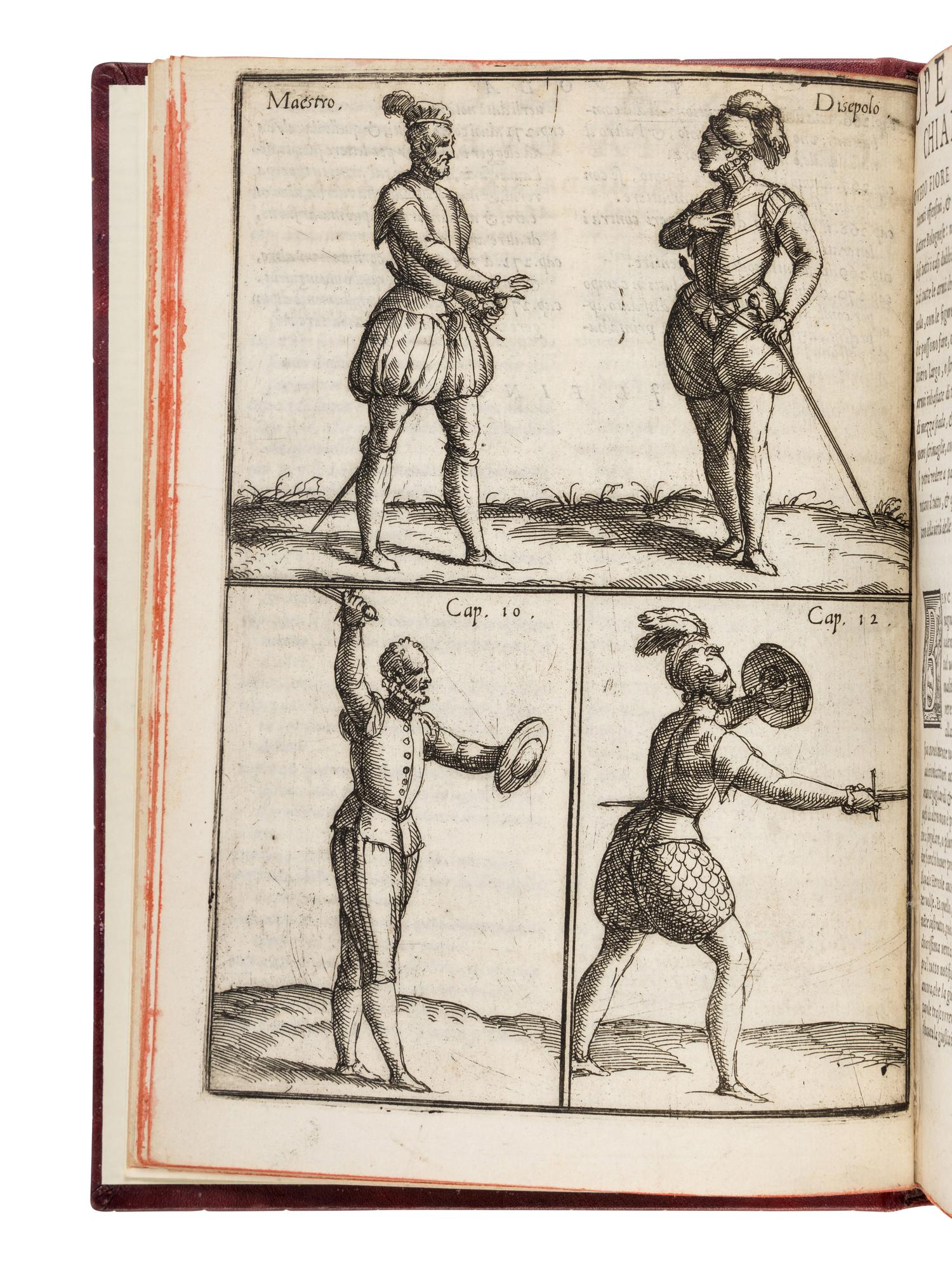 MAROZZO, Achille (1484-1553). [Opera nova]. Arte dell' Armi di Achille Marozzo Bolognese . Venice: Antonio Pinargenti, 1568.