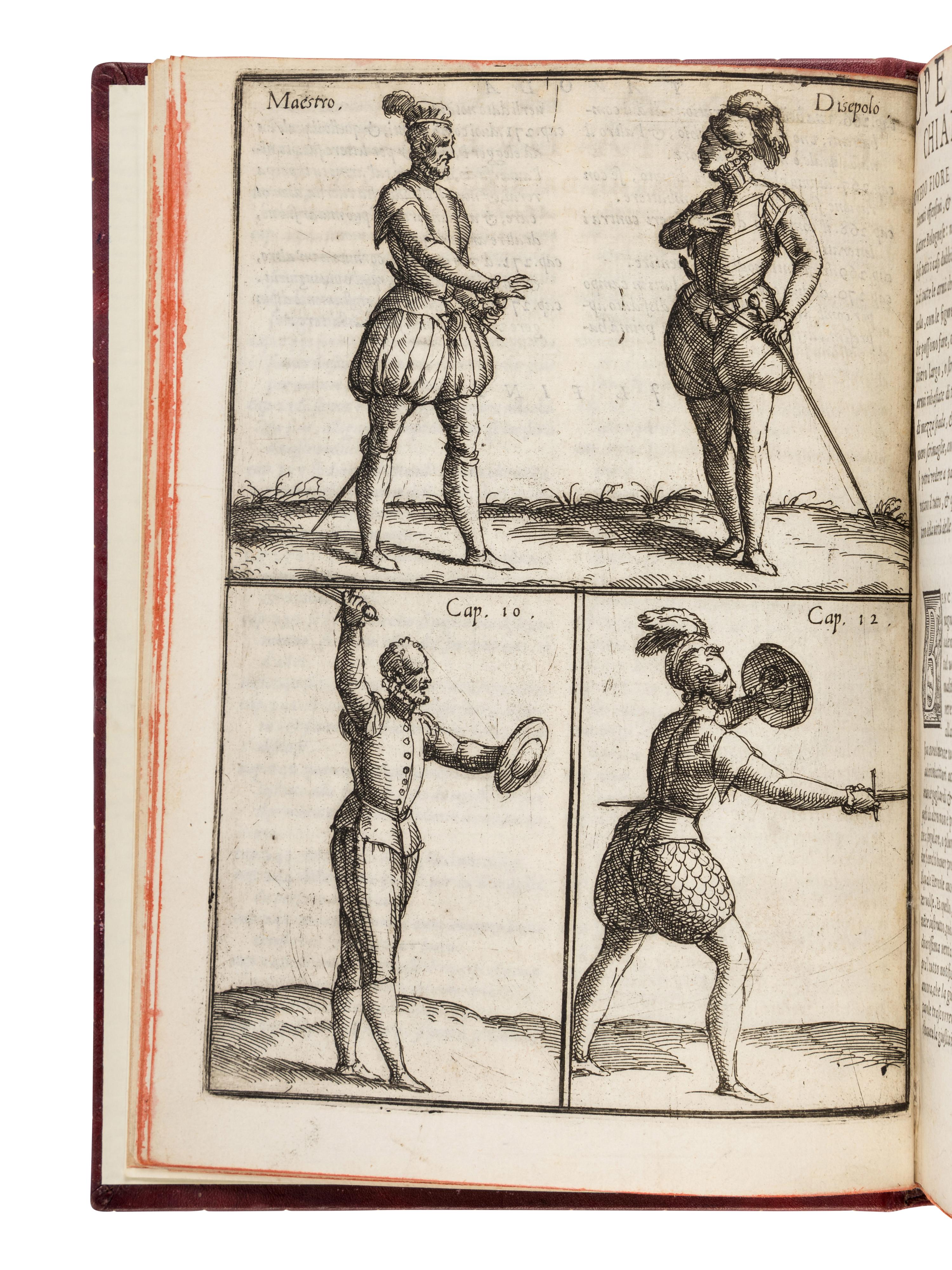 MAROZZO, Achille (1484-1553). [Opera nova]. Arte dell' Armi di Achille Marozzo Bolognese . Venice: Antonio Pinargenti, 1568.