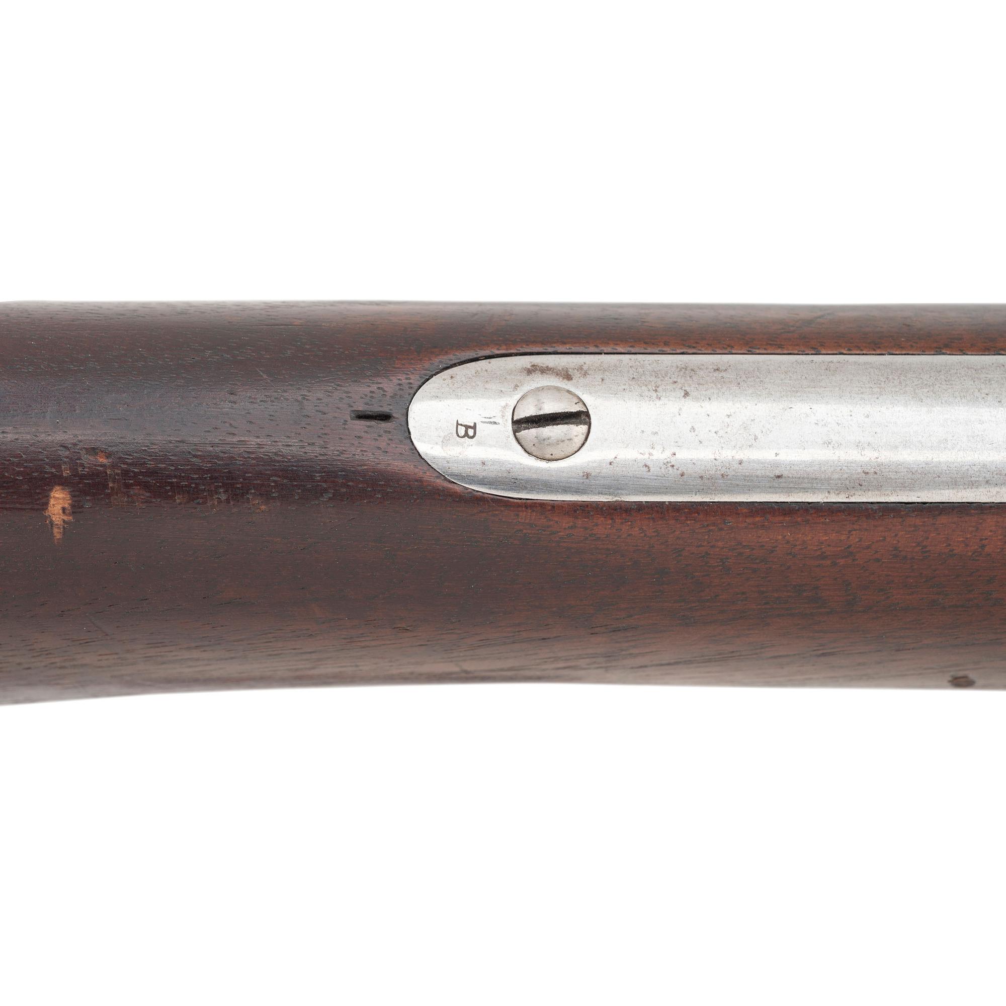 Rare US Model 1861 Contract Rifle Musket by Robinson with W.S. Roberts Stock Mark