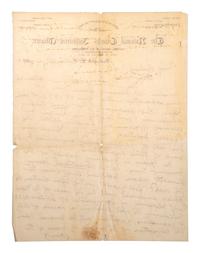 [LABOR]. A group of ephemera and pamphlets related to the labor movements of the late 19th and early 20th centuries, including an autograph letter signed by Annie LePorte DIGGS.