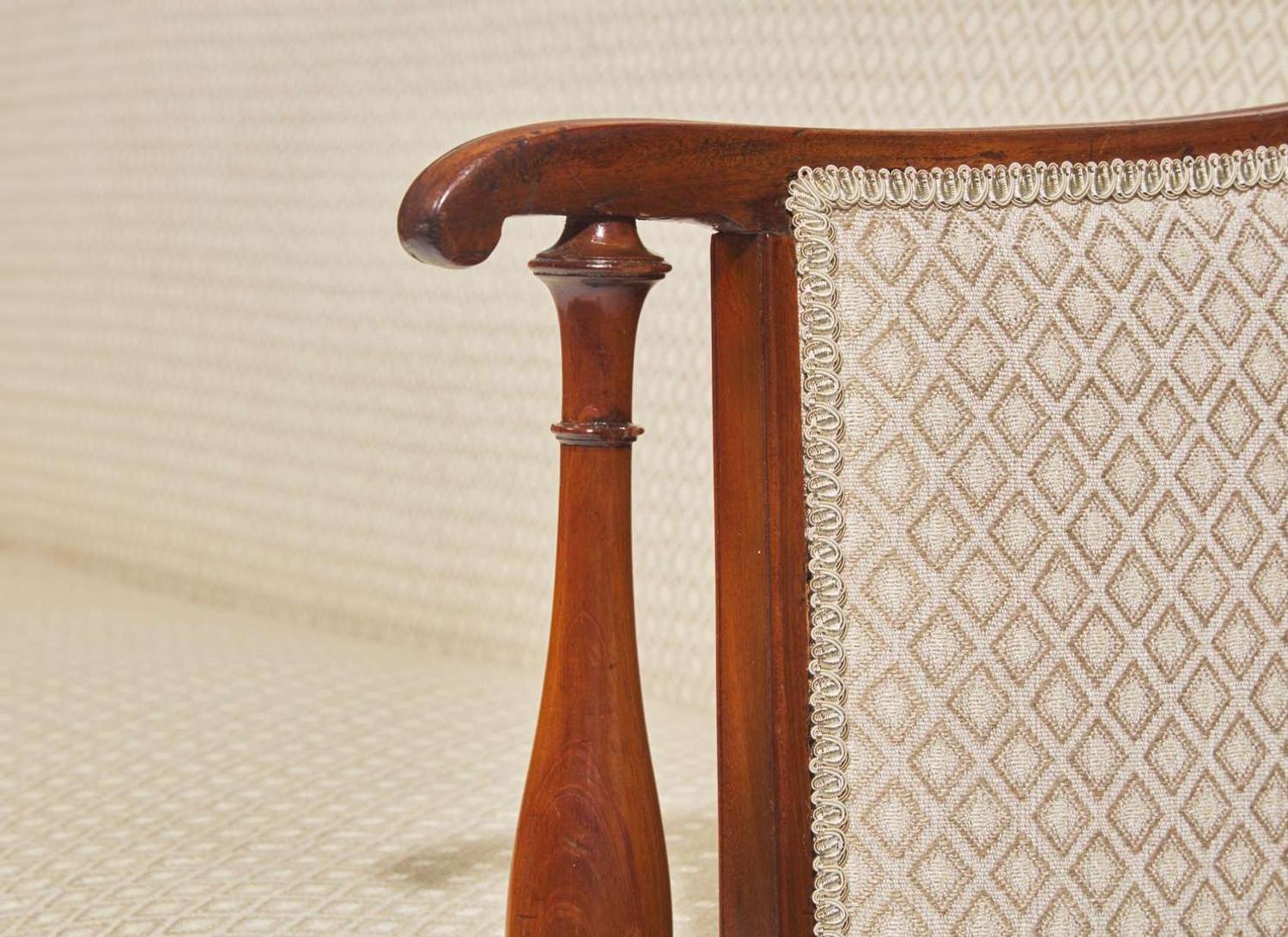 A Federal carved mahogany sofa, Maryland, circa 1800