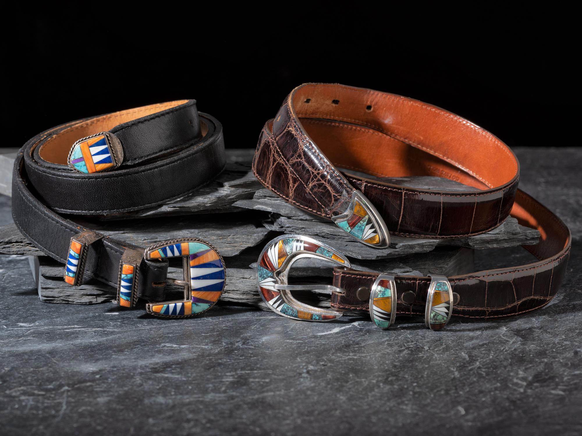 Silver and Mosaic Inlay Ranger Sets