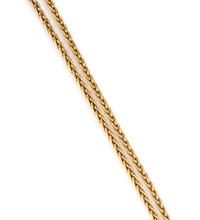 YELLOW GOLD LONG CHAIN NECKLACE