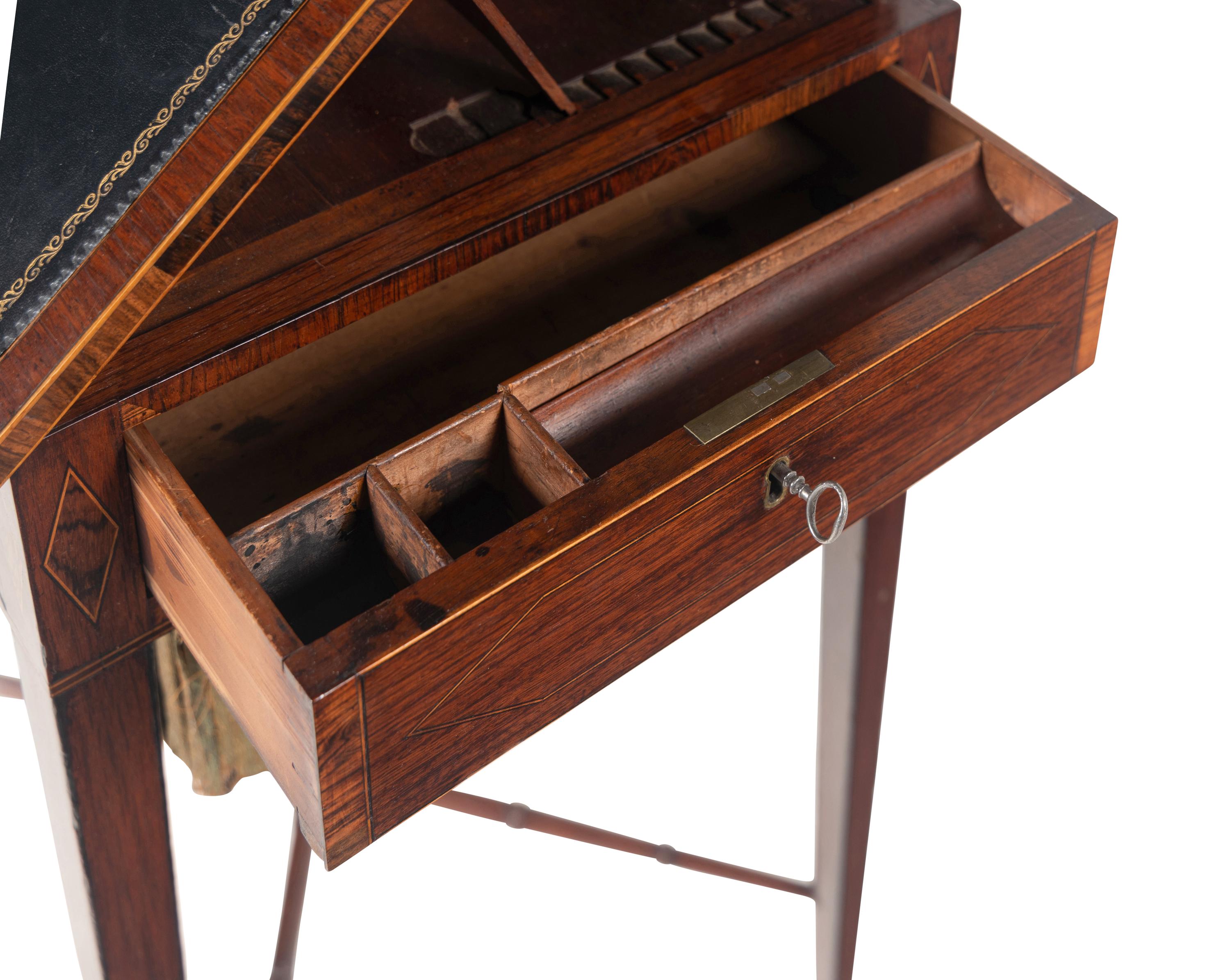 A George III Mahogany Sewing Table