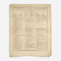 [Americana] [Harvard College] Group of 3 Harvard College Graduation Theses Broadsides