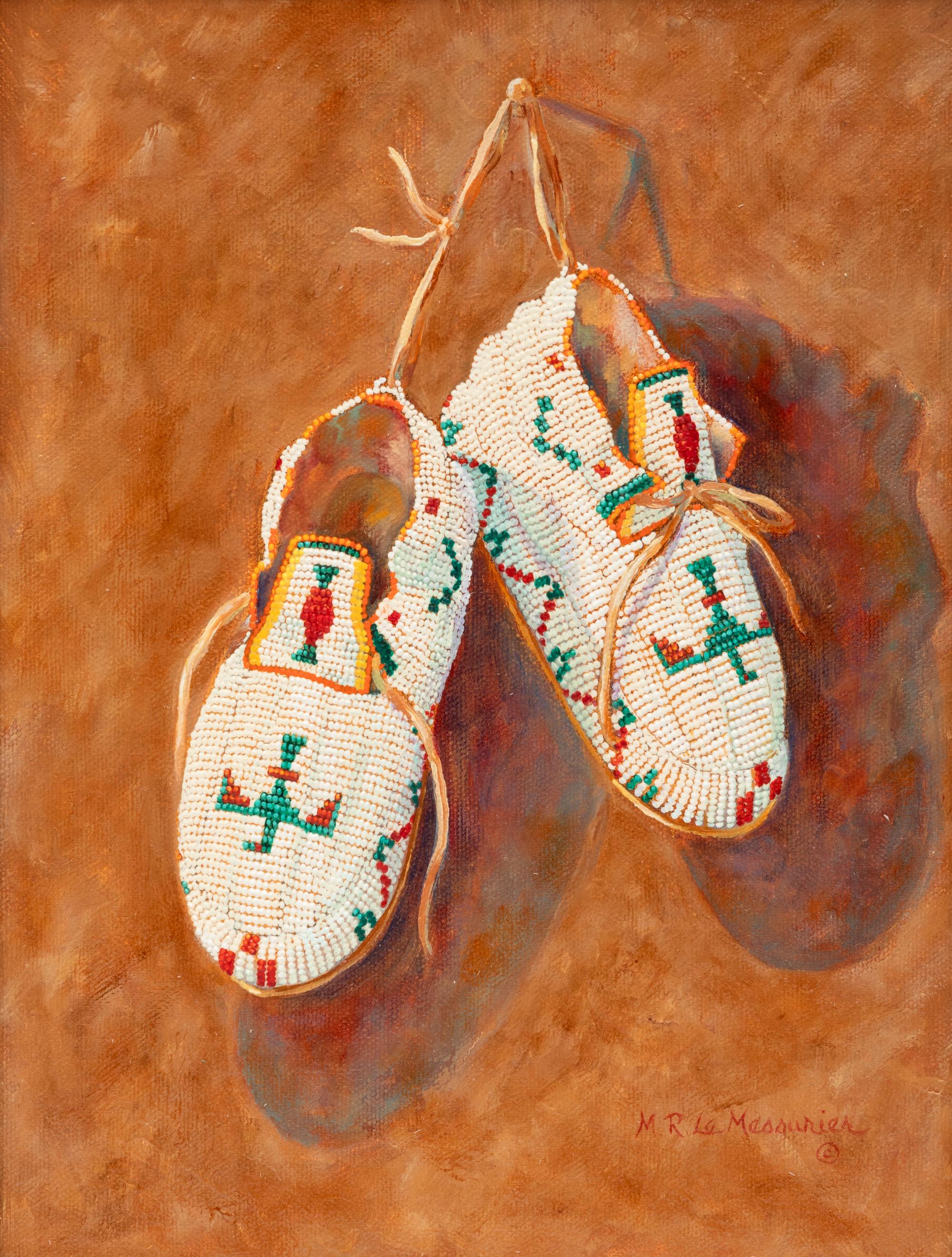 Two Works: Cheyenne Booties and Beaded Moccasins