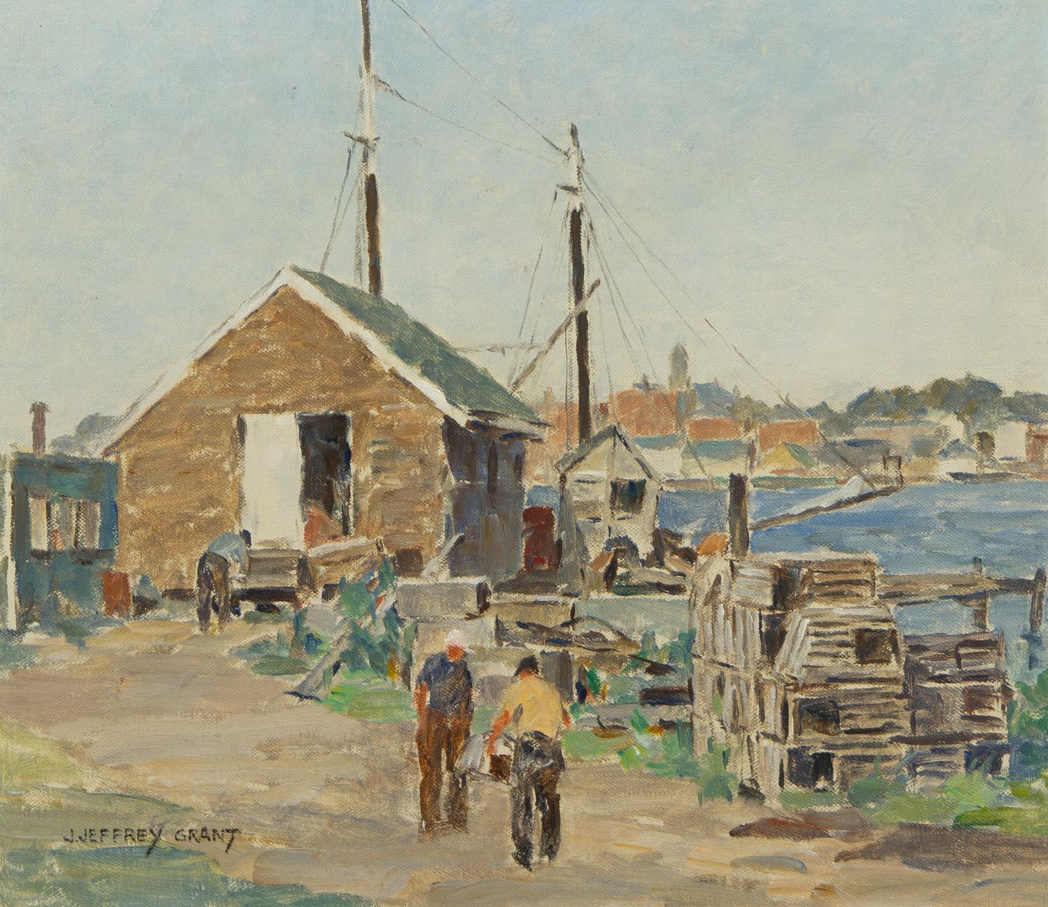 James Jeffrey Grant, (American, 1883-1960), Harbor Scene