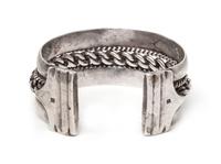 A Silver Cuff Bracelet, Egyptian, 69.05 dwts.