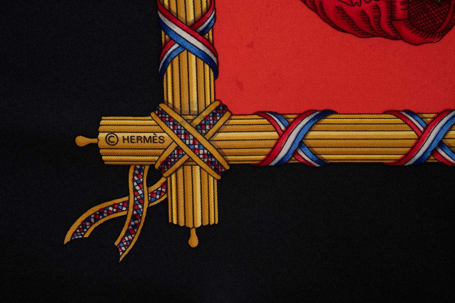 Three Hermès 90cm Silk Scarves