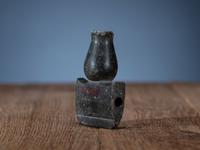 Mi'kmaq Steatite Pipe Bowl