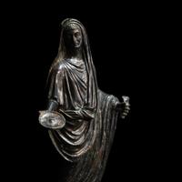 A Roman Bronze Togatus