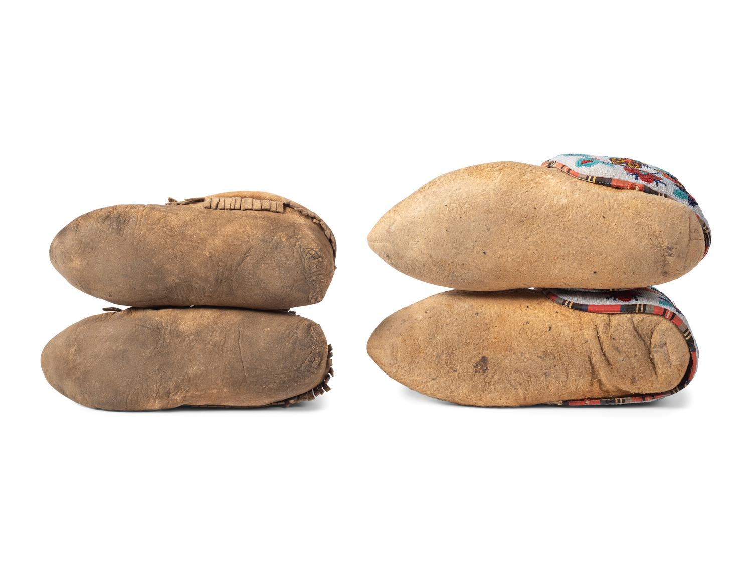 Great Lakes Beaded Hide Moccasins