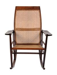 Joaquim Tenreiro, (Brazilian, 1906-1992), Cadeira de Ambalo (Rocking Armchair), circa 1955