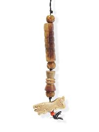 Two Chinese Jade Pendant Assemblages