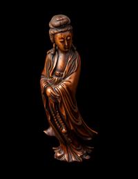 Two Japanese Wood Carvings