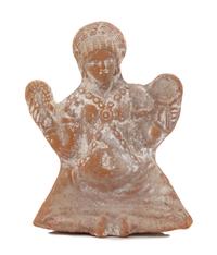 A Romano-Egyptian Terra Cotta Female Figure