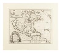 [MAP]. HENNEPIN, Louis (1626-1704). Carte d'un tres grand pays entre le Nouveau Mexique et la Mer Glaciale . Utrecht: G. Broedelet, 1697.