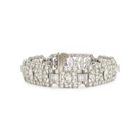 ART DECO, PLATINUM AND DIAMOND BRACELET