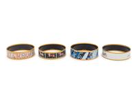 Four Hermès Bangle Bracelets