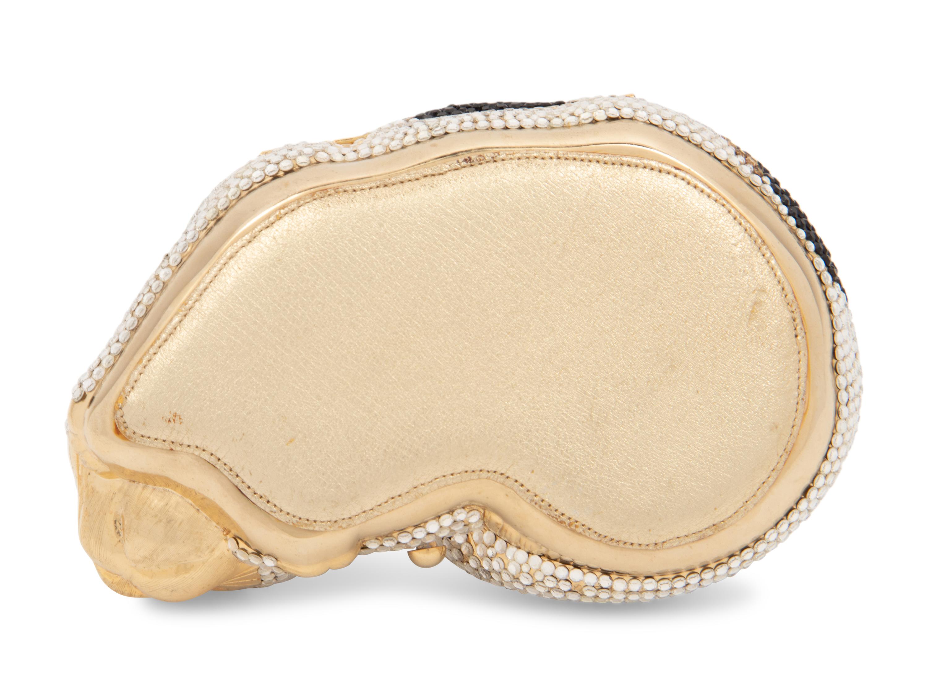 Judith Leiber Sleeping Cat Minaudière, 1980s