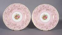 A Group of Twelve Porcelain Dinner Plates, Royal Worcester, Diameter 10 3/4 inches.